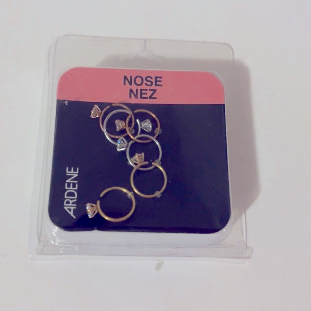 Brand 🆕 gold and silver Stainless steel 316L Nose Rings - Picture 1 of 3